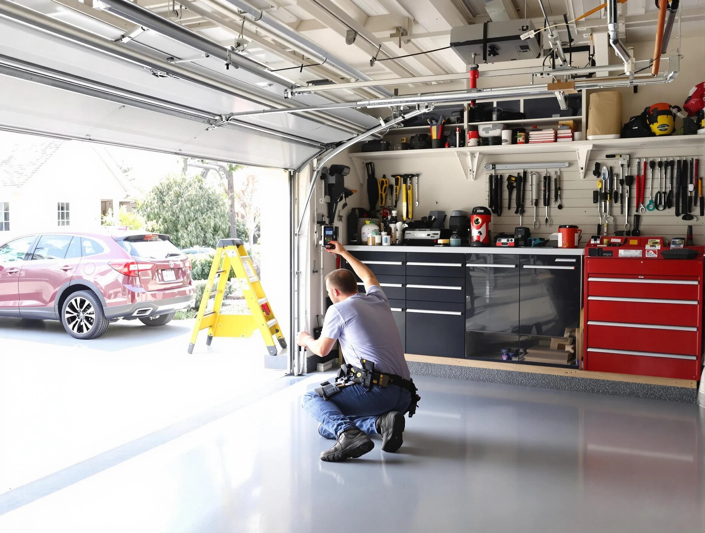 Local garage door repair service by Smyrna Garage Door Repair in Smyrna
