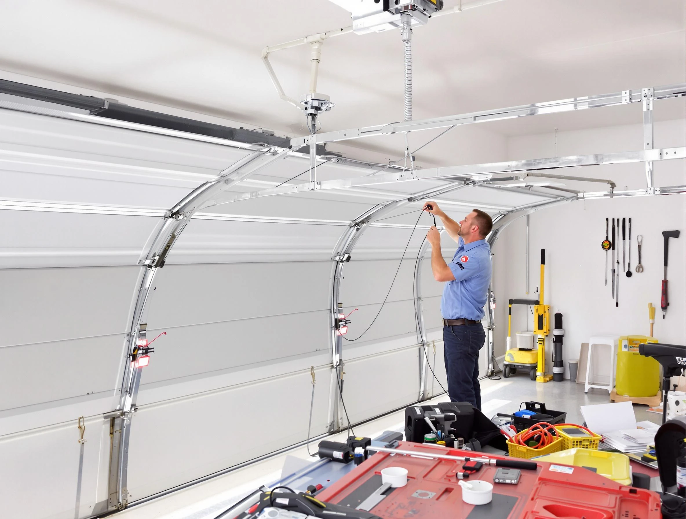 Garage door cable repair service by Smyrna Garage Door Repair in Smyrna