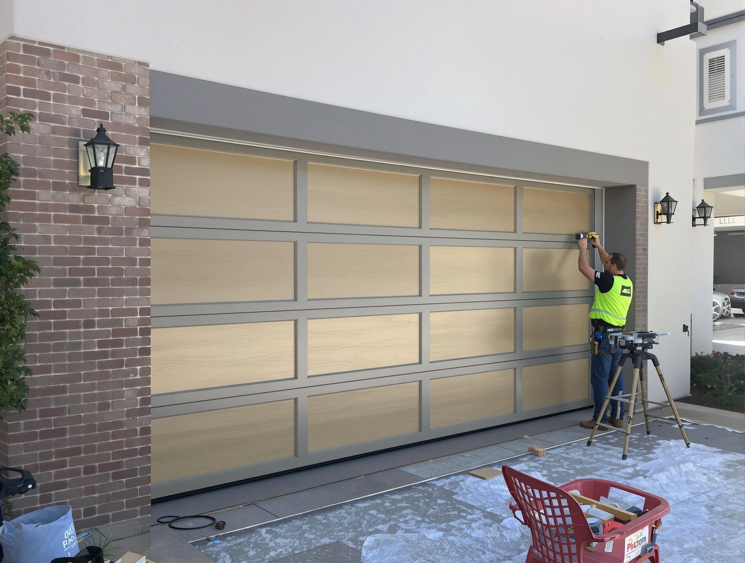 Garage door replacement service by Smyrna Garage Door Repair in Smyrna